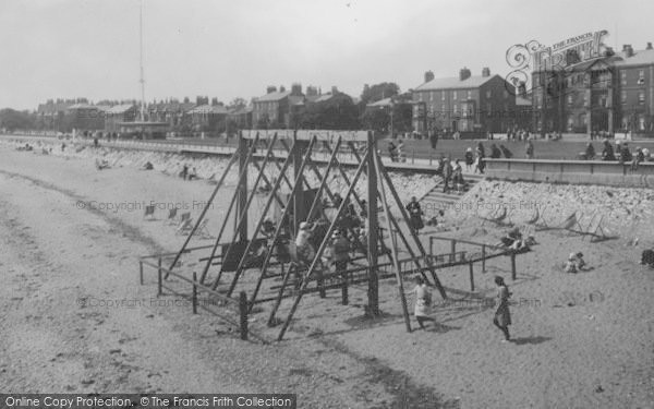 Photo of Lytham, West Beach Swings 1924