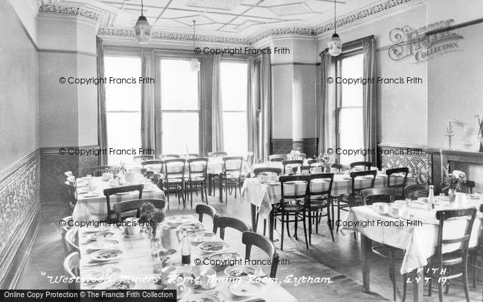 Photo of Lytham, Westwood Miners Home, Dining Room c.1955