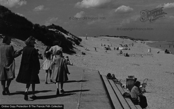 Photo of Mablethorpe, Beach At North End Of Promenade c.1950
