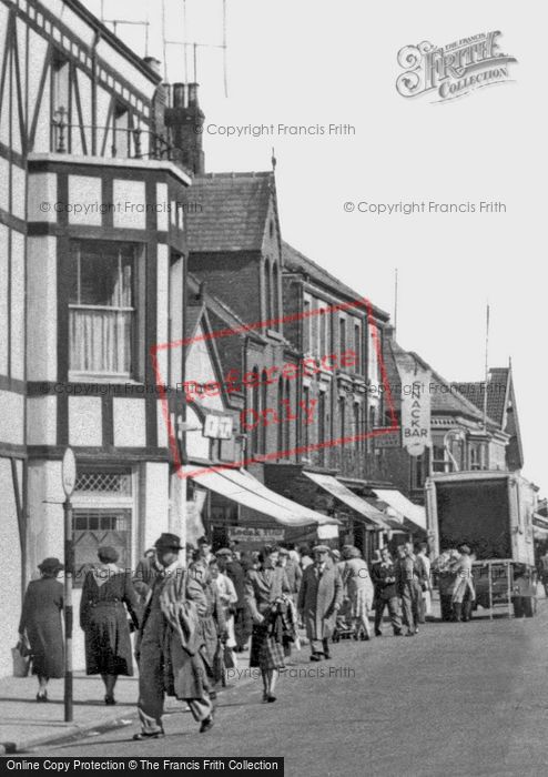 Photo of Mablethorpe,  Busy High Street c.1950