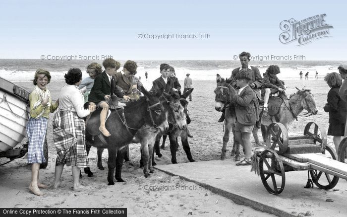 Photo of Mablethorpe, Donkey Rides c.1950