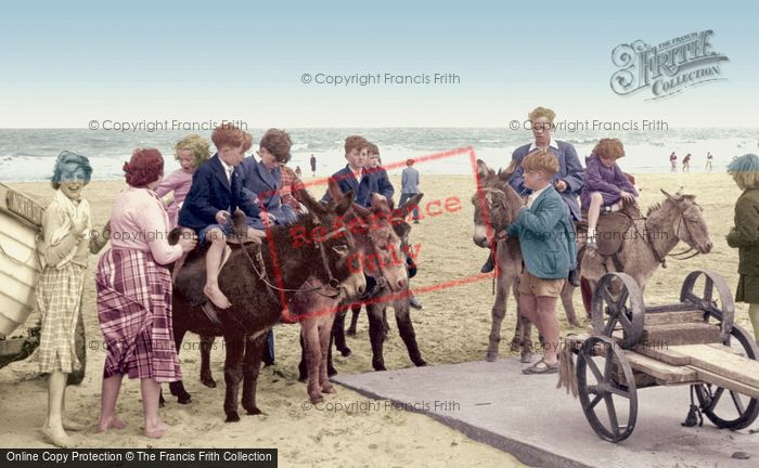 Photo of Mablethorpe, Donkey Rides c.1950