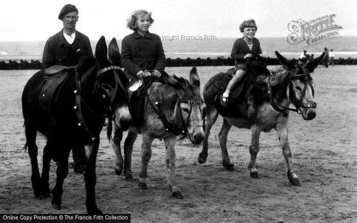 Photo of Mablethorpe, Donkeys c.1955