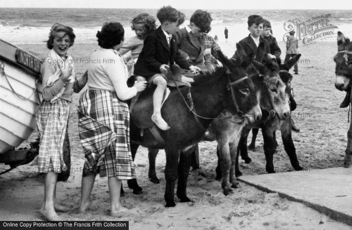 Photo of Mablethorpe, I Want To Get Down, Donkey Rides  c.1950