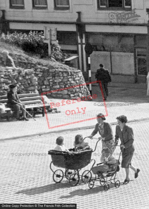 Photo of Mablethorpe, Mothers Pushing Prams, High Street c.1950