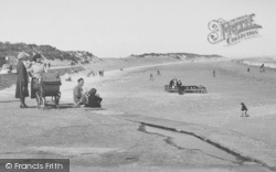 North Beach, The Sand Train c.1950, Mablethorpe