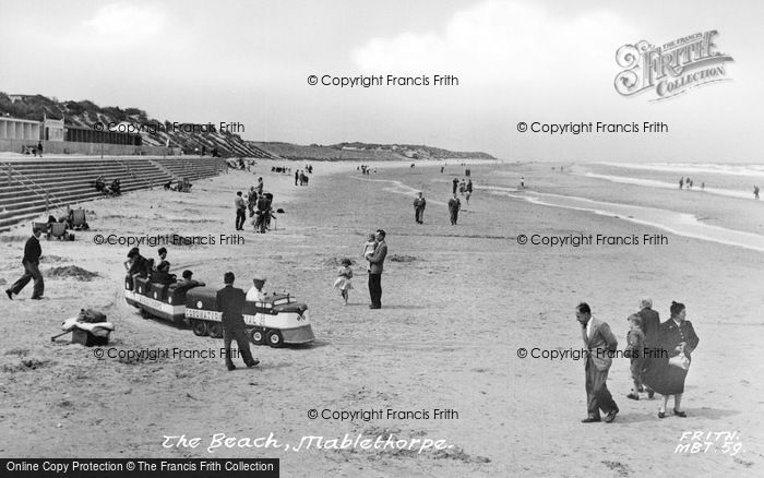 Photo of Mablethorpe, The Beach c.1955