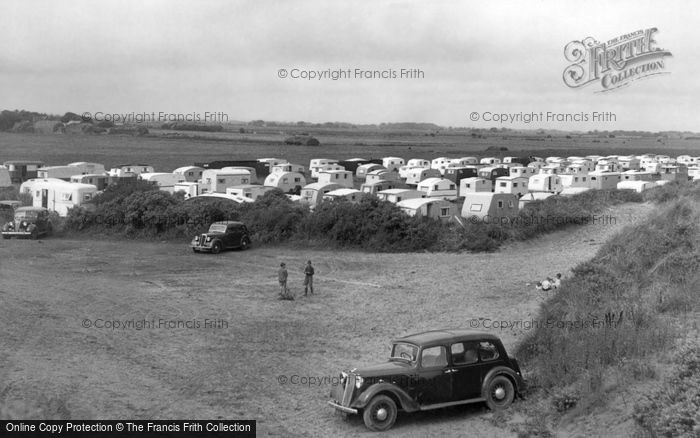 Photo of Mablethorpe, The Caravan Camp North End c.1950