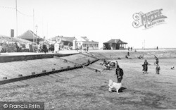 The Promenade And Beach c.1950, Mablethorpe