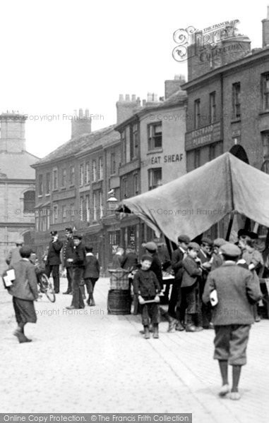 Photo of Macclesfield, A Market Stall 1898