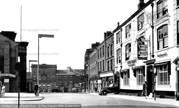 Photo of Macclesfield, Market Place c.1955