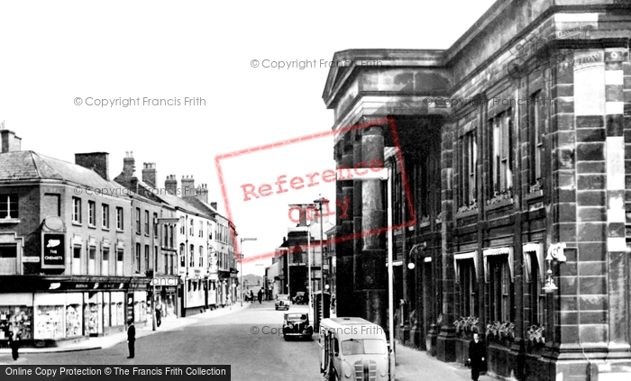 Photo of Macclesfield, Market Place c.1955