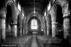 Parish Church Interior 1903, Macclesfield