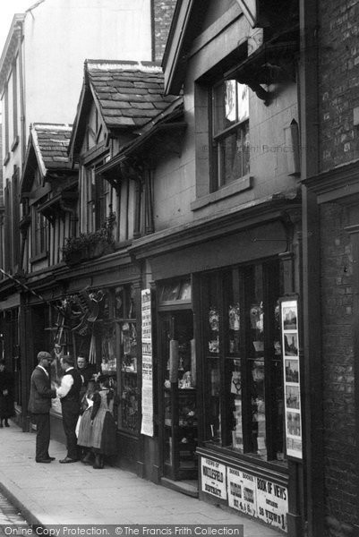 Photo of Macclesfield, Shops In Chestergate 1898
