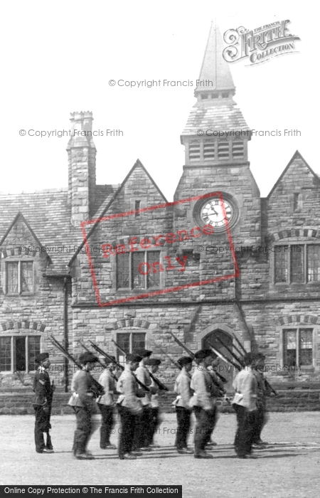 Photo of Macclesfield, Soldiers At The Barracks 1903