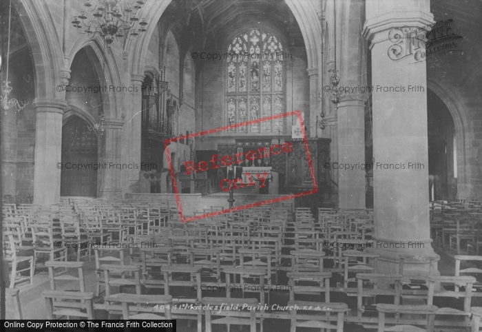 Photo of Macclesfield, St Michael's Church, Interior 1897