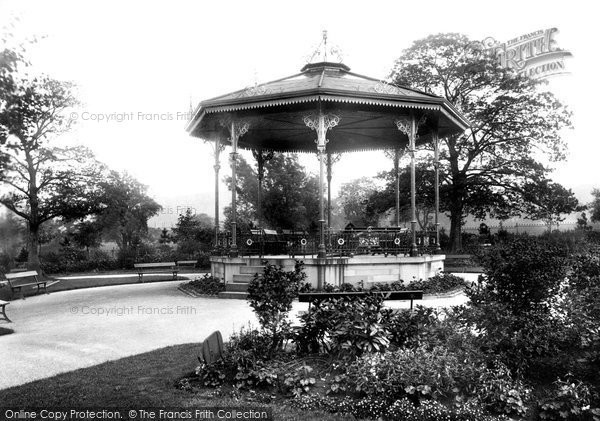 Photo of Macclesfield, Victoria Park, The Bandstand 1897