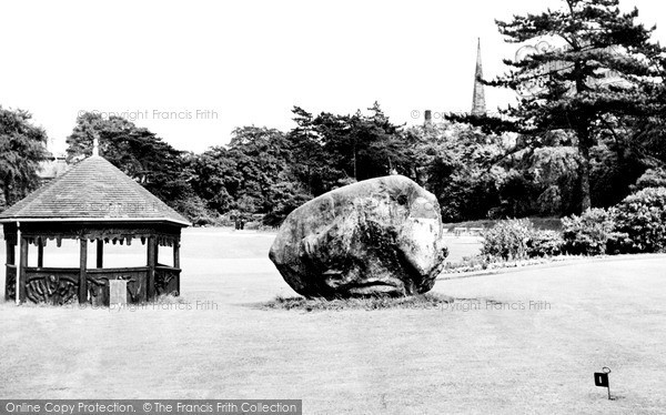 Photo of Macclesfield, West Park c.1955