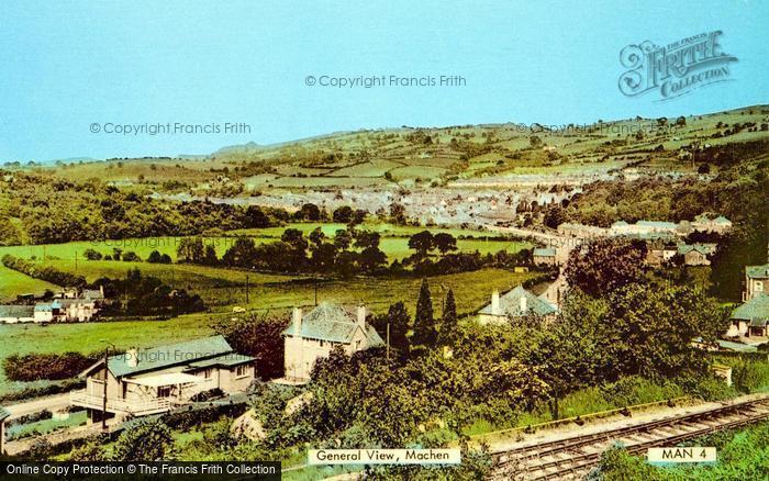Photo of Machen, General View c.1955