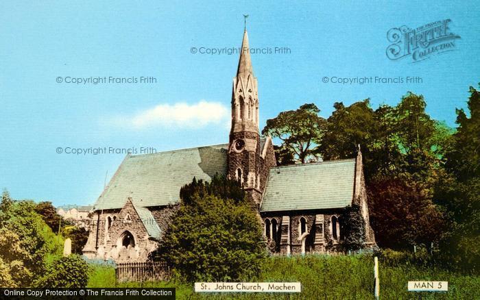 Photo of Machen, St John's Church c.1955