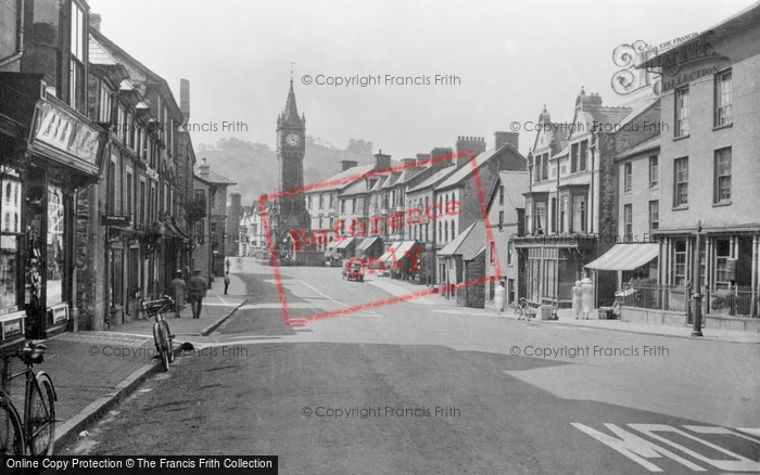 Photo of Machynlleth, Clock Tower 1934