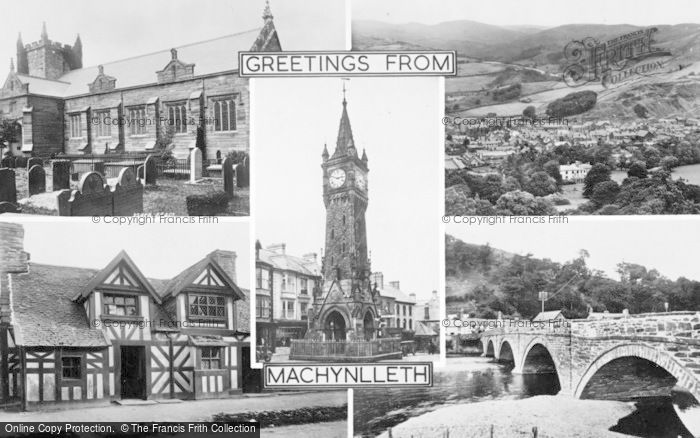 Photo of Machynlleth, Composite c.1955