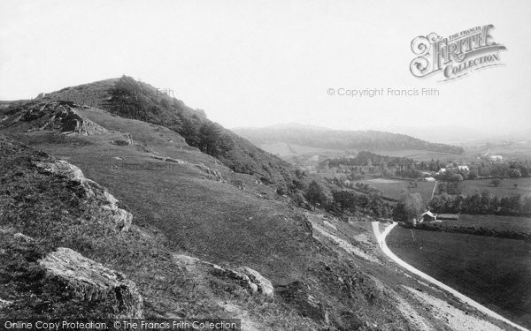 Photo of Machynlleth, From Penrallt  1896