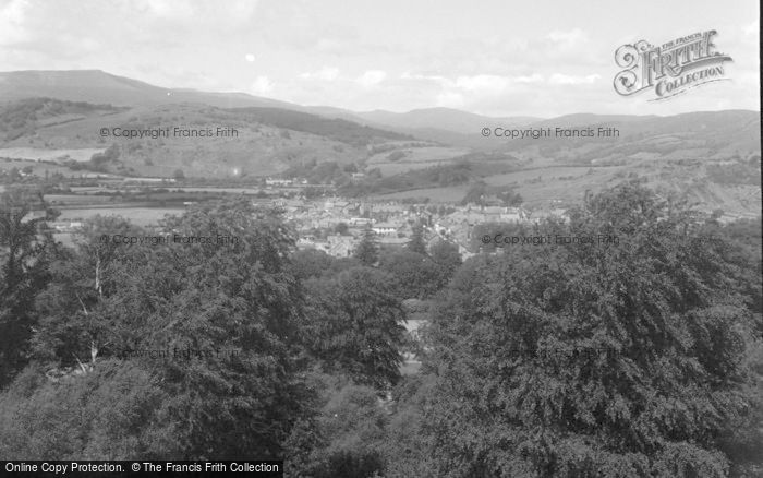 Photo of Machynlleth, General View 1956