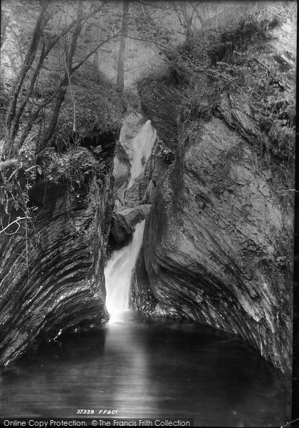 Photo of Machynlleth, Llyfnant Cascade 1896