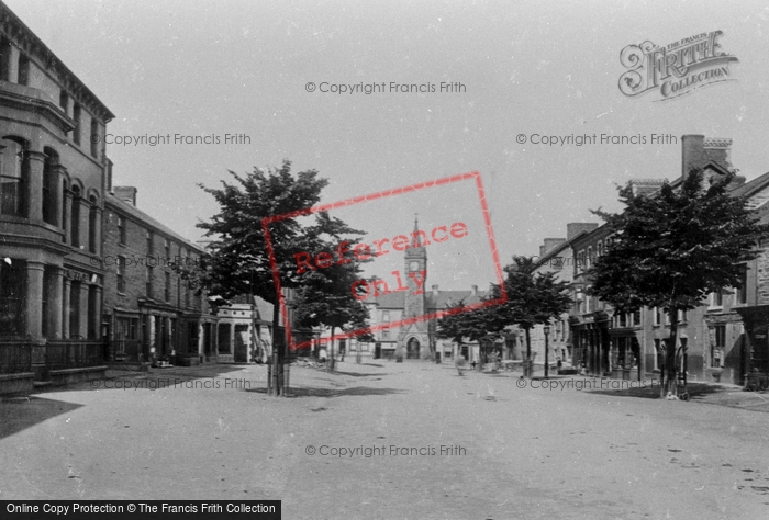 Photo of Machynlleth, Maengwyn Street And Post Office 1895