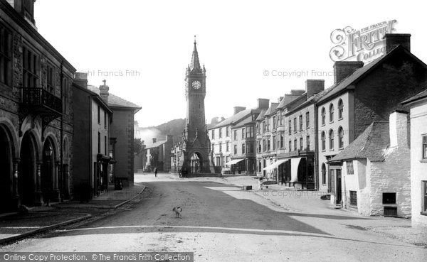Photo of Machynlleth, The Clock Tower 1895