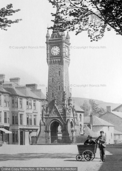 Photo of Machynlleth, The Clock Tower 1896