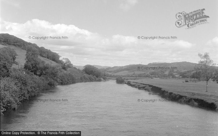 Photo of Machynlleth, The River Dovey 1956