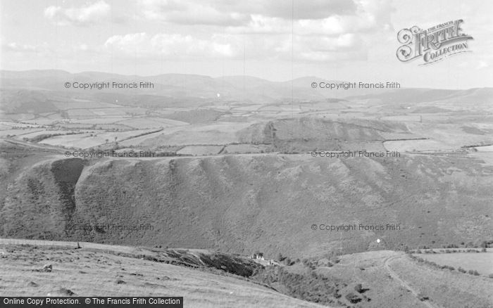 Photo of Machynlleth, View From The Staylittle  Dylife Road 1955