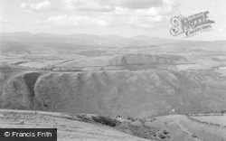 View From The Staylittle- Dylife Road 1955, Machynlleth