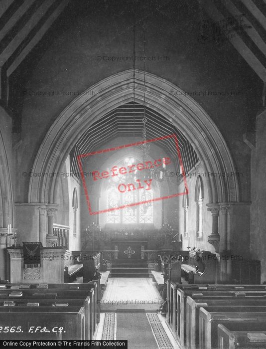Photo of Madehurst, Church Of St Mary Magdalene Interior 1898
