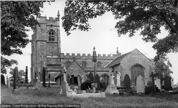 Photo of Madeley, All Saints Church c.1955 - Francis Frith