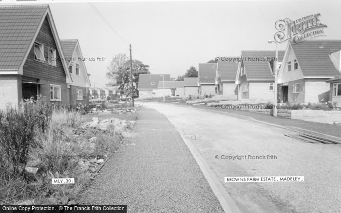 Photo of Madeley, Browns Farm Estate c.1965