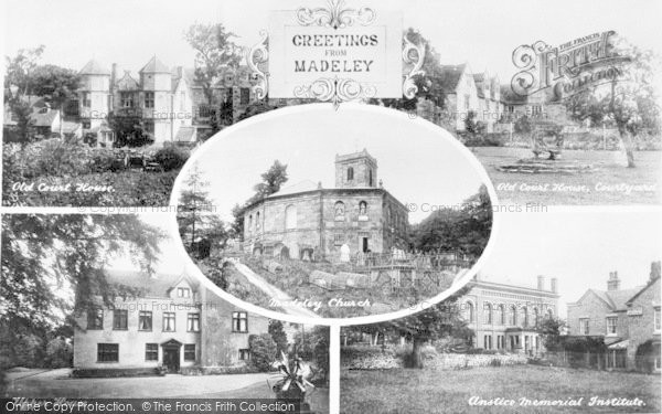 Photo of Madeley, Composite c.1900