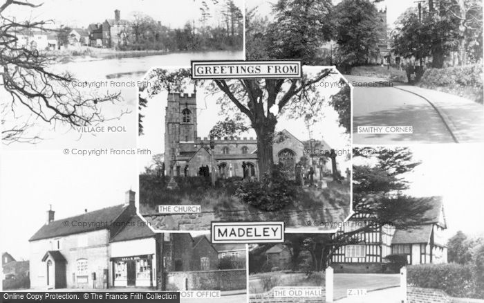 Photo of Madeley, Composite c.1965