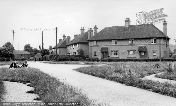 Photo of Madeley, Knightly Council Houses c.1955