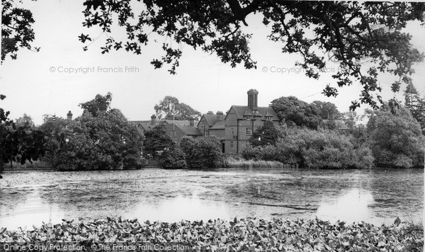 Photo of Madeley, Offey Arms And Pool c.1955