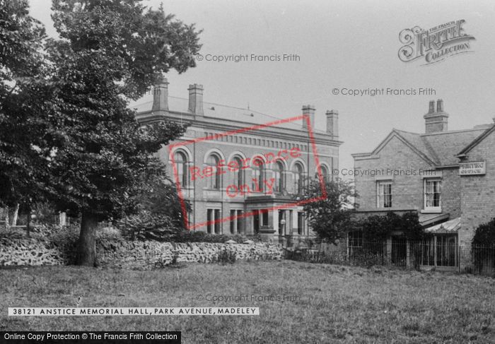 Photo of Madeley, The Anstice Memorial Hall 1896