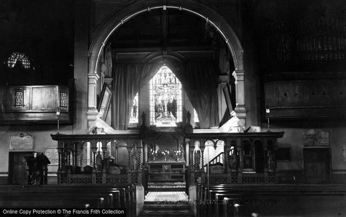Photo of Madeley, The Church Interior c.1910