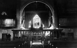 The Church Interior c.1910, Madeley