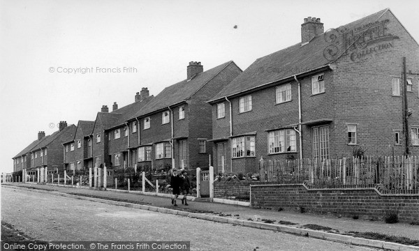 Photo of Madeley, The Moss Council Houses c.1955