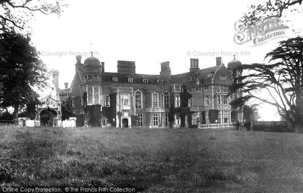 Photo of Madingley, Madingley Hall From The Park 1923