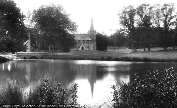 Photo of Madingley, St Mary Magdalene And Lake 1909