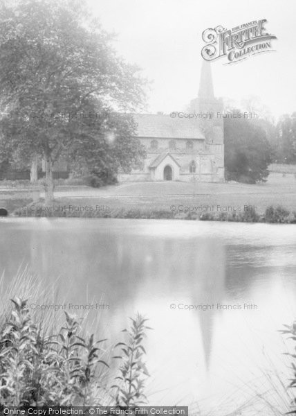 Photo of Madingley, St Mary Magdalene From The Lake 1909