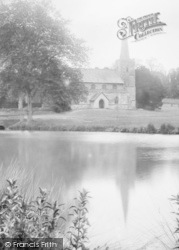 St Mary Magdalene From The Lake 1909, Madingley